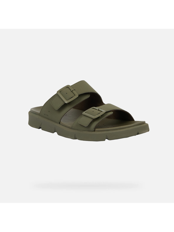 Geox Khaki pánske sandále Geox Xand 2S
