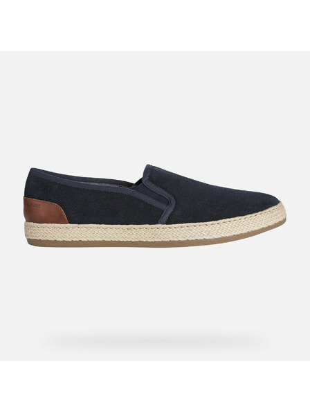 Geox Tmavomodré pánske slip on tenisky Geox Pantelleria