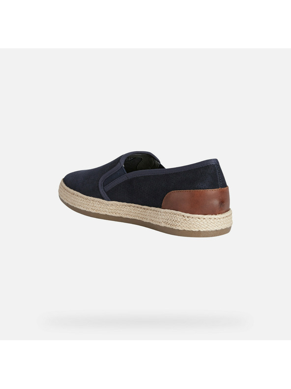 Geox Tmavomodré pánske slip on tenisky Geox Pantelleria