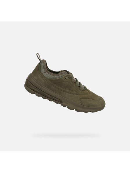 Geox Khaki pánske tenisky Geox Spherica Actif