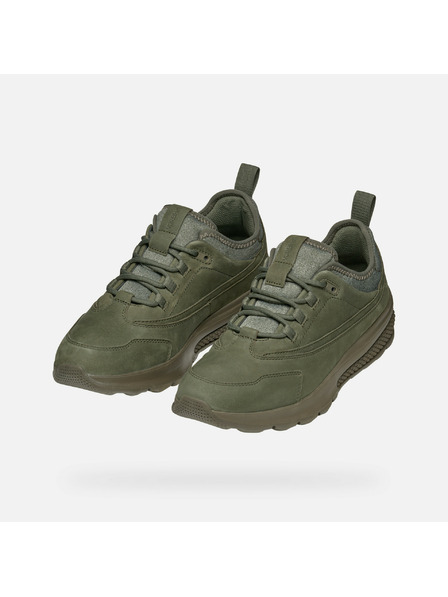 Geox Khaki pánske tenisky Geox Spherica Actif