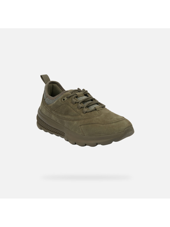 Geox Khaki pánske tenisky Geox Spherica Actif