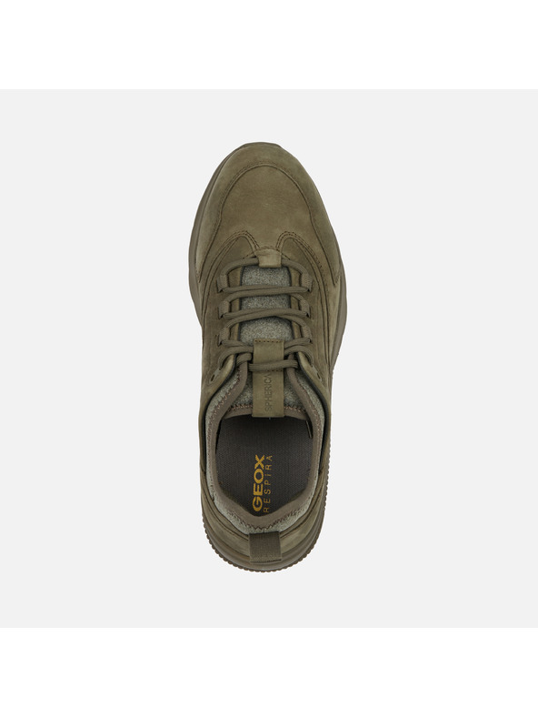 Geox Khaki pánske tenisky Geox Spherica Actif