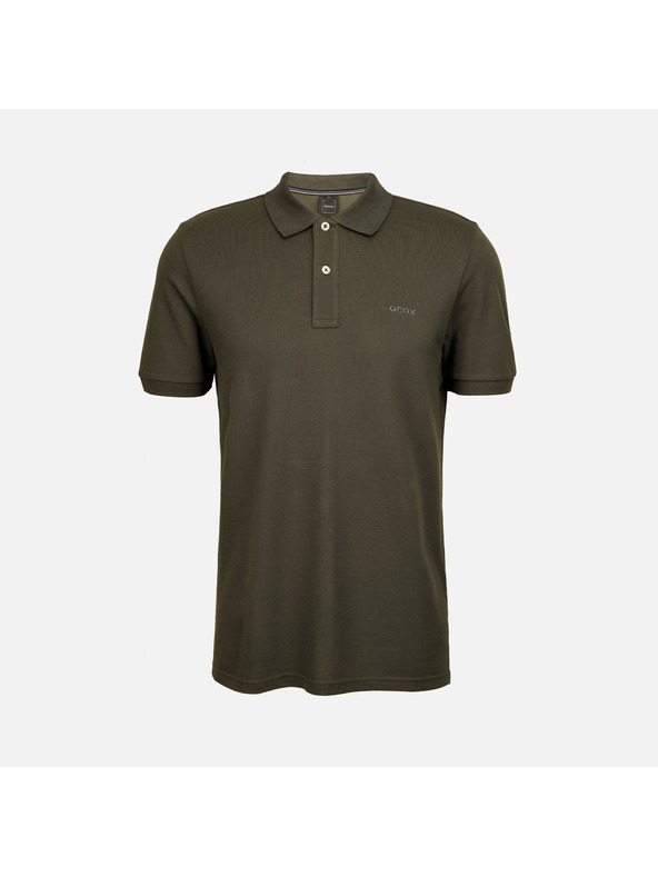 Geox Khaki pánske polotričko Geox Polo
