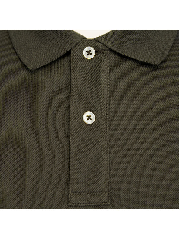 Geox Khaki pánske polotričko Geox Polo