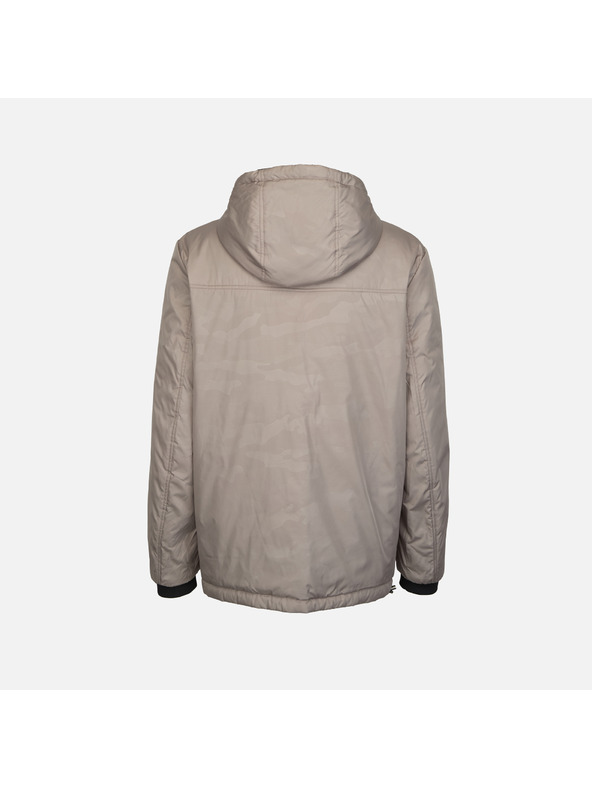 Geox Čierna pánska bunda Geox Jharrod