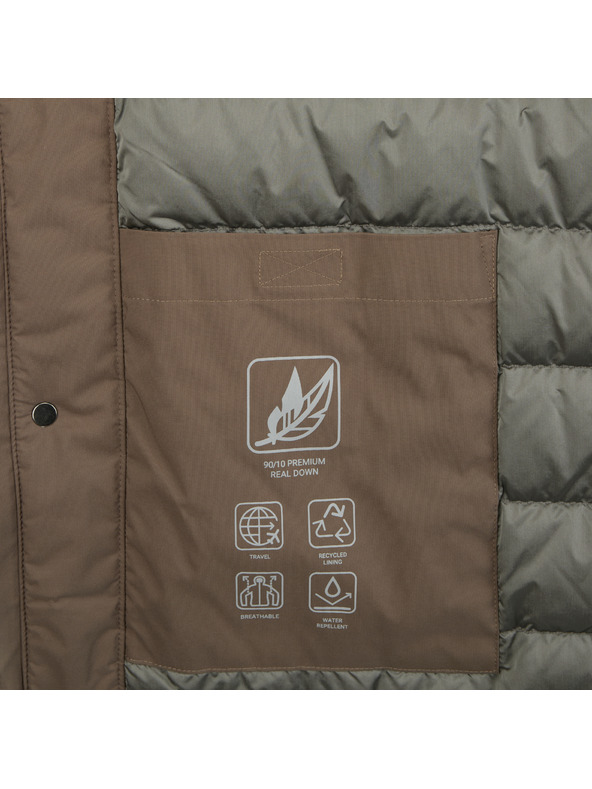 Geox Hnedá pánska bunda Geox Aurelio