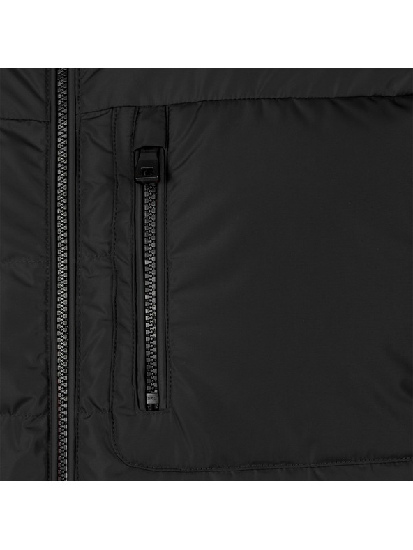 Geox Čierna pánska bunda Geox Snake