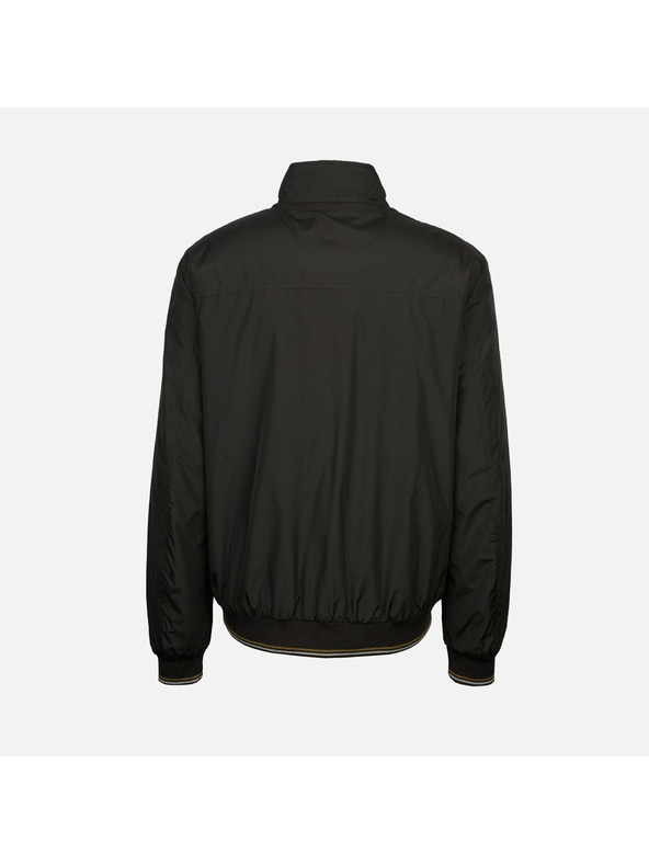 Geox Čierna pánska bunda Geox Jharrod