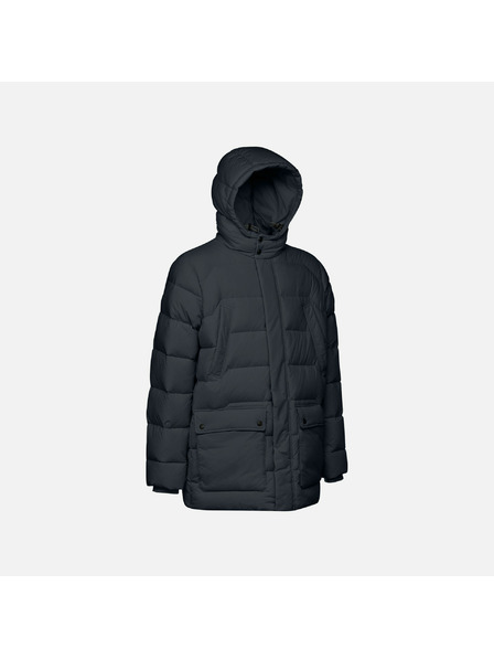 Geox Tmavomodrá pánska páperová bunda Geox Elver