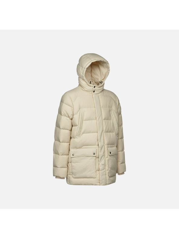 Geox Béžová pánska páperová bunda Geox Elver