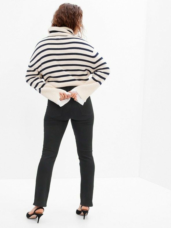 GAP Džínsy straight Mid Rise Classic Straight Washwell GAP