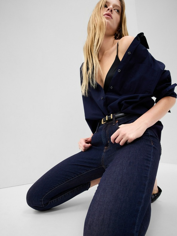 GAP Džínsy skinny Mid Rise True GAP