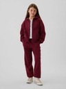 GAP Detská mikina s logom a fleece GAP