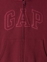 GAP Detská mikina s logom a fleece GAP