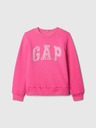 GAP Detská mikina s logom a fleece GAP