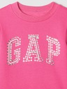 GAP Detská mikina s logom a fleece GAP