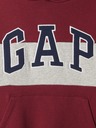 GAP Detská mikina s logom a fleece GAP