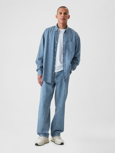 GAP Džínsová oversize košeľa GAP