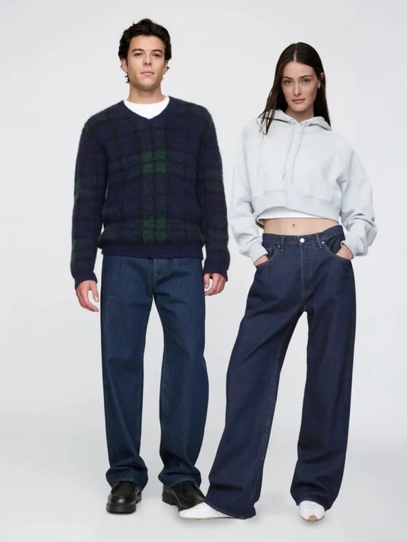 GAP Džínsy Baggy Americana Unisex GAP