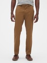 GAP Nohavice essential khaki straight fit GapFlex GAP