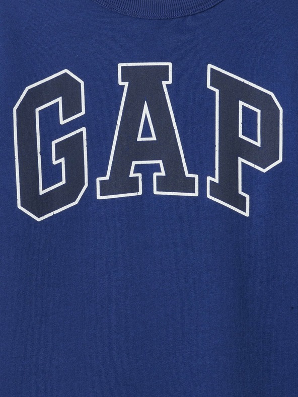 GAP Detská mikina s logom a fleece GAP