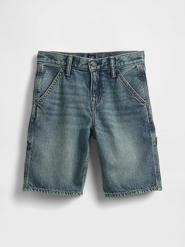 GAP Detské džínsové kraťasy '90s Loose UltraSoft Americana GAP
