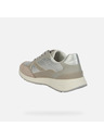 Geox Strieborné dámske tenisky Geox Bulmya