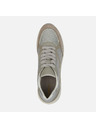 Geox Strieborné dámske tenisky Geox Bulmya