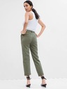 GAP Nohavice girlfriend khaki high rise Utility GAP