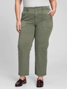 GAP Nohavice girlfriend khaki high rise Utility GAP