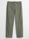 GAP Nohavice girlfriend khaki high rise Utility GAP