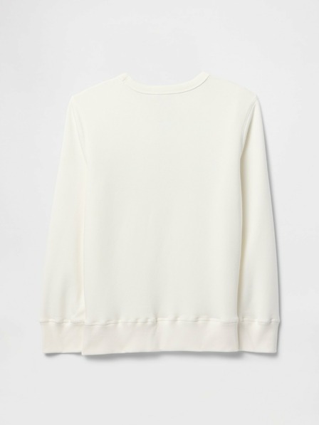 GAP Detská mikina s logom a fleece GAP