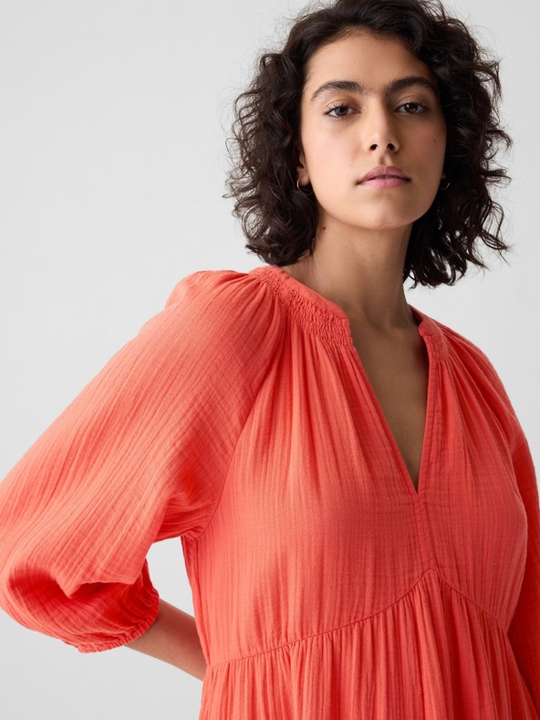 GAP Mušelínové mini šaty GAP