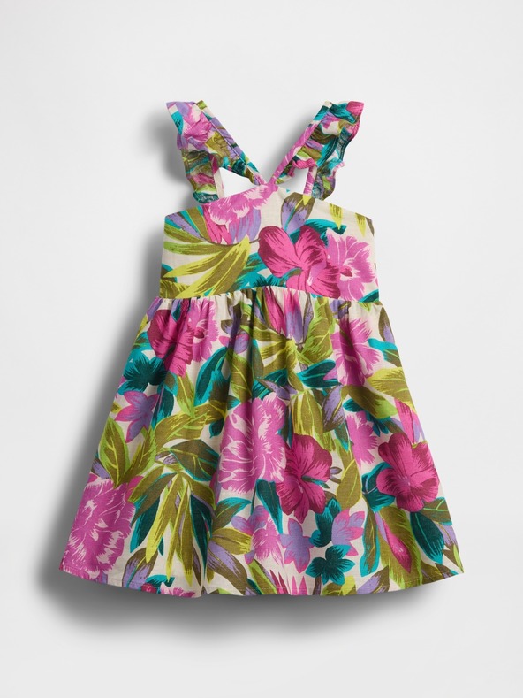 GAP Baby ľanové šaty GAP