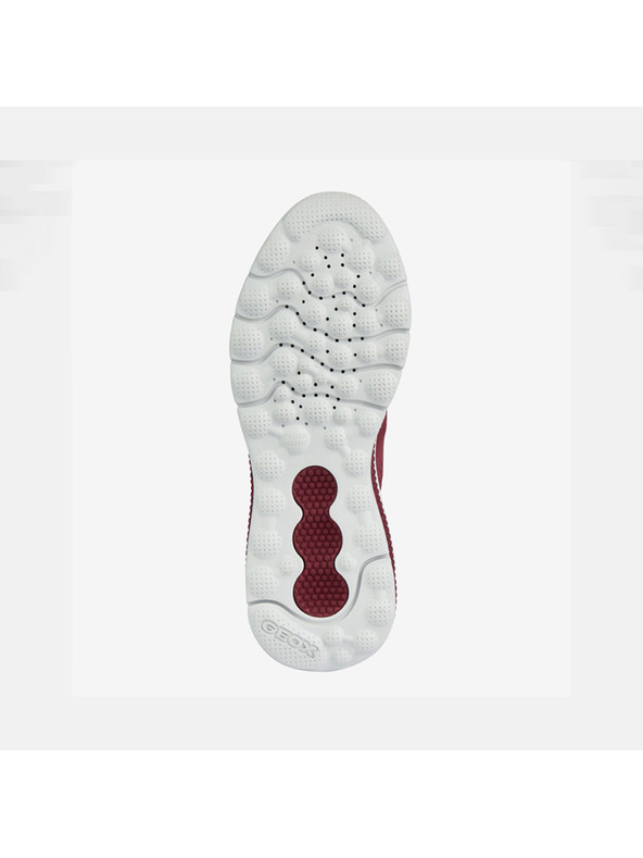 Geox Tmavoružové dámske tenisky Geox Spherica Actif