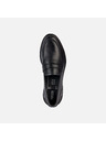 Geox Čierne dámske mokasíny Geox Walk Pleasure