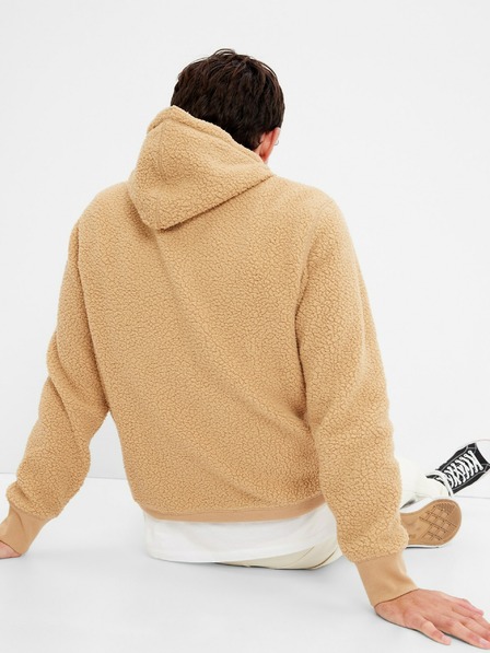 GAP Mikina sherpa s logom GAP