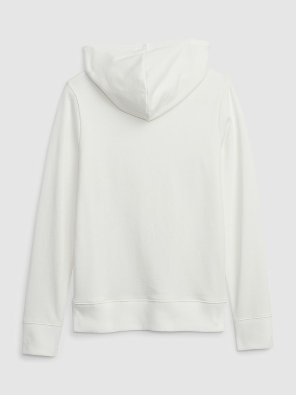 GAP Detská mikina s logom a fleece GAP