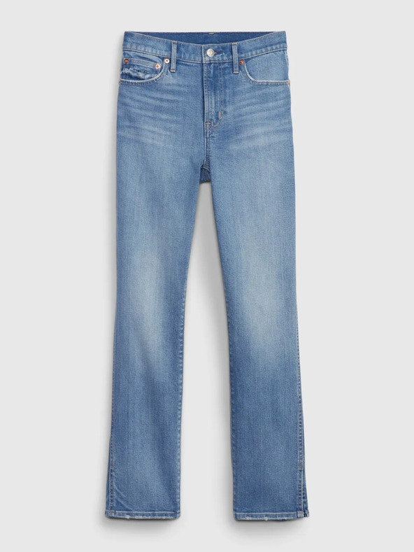 GAP Džínsy slim Mid Rise Split-Hem Vintage GAP