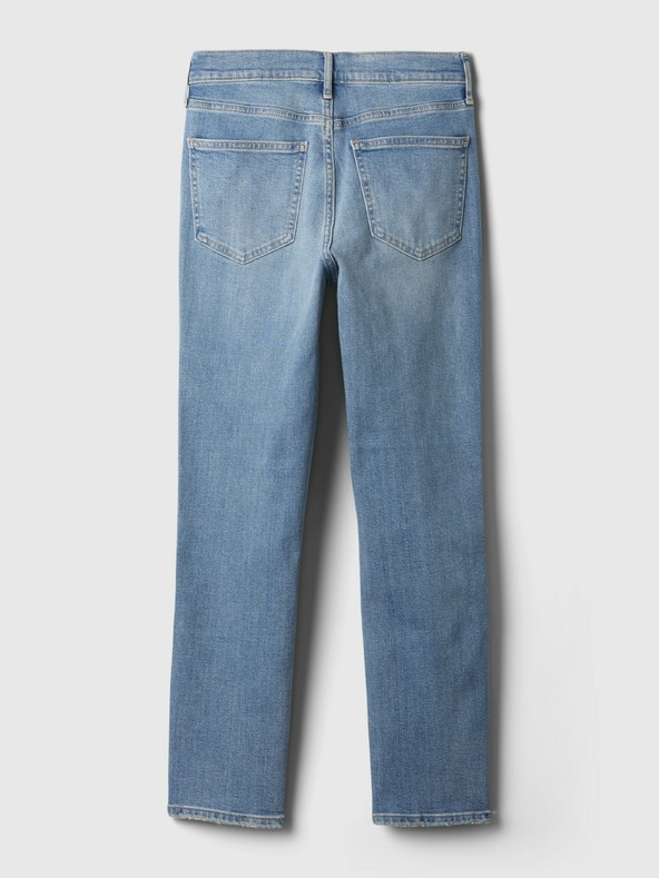 GAP Džínsy slim Mid Rise Split-Hem Vintage GAP