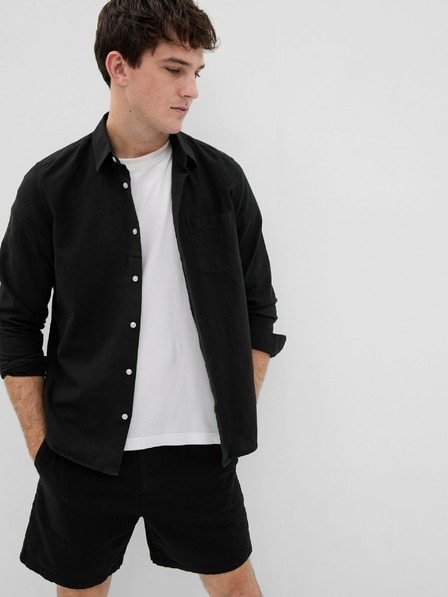 GAP Ľanová košeľa s dlhým rukávom GAP