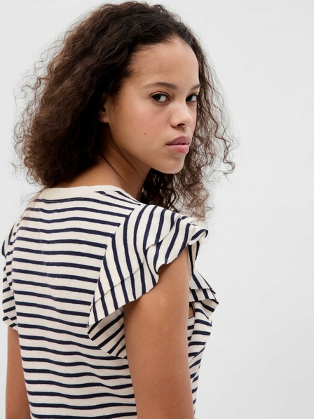 GAP Tričko s volánovými rukávmi GAP