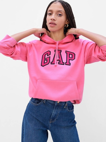 GAP Mikina s logom a fleece GAP