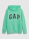 GAP Detská mikina s logom a fleece GAP