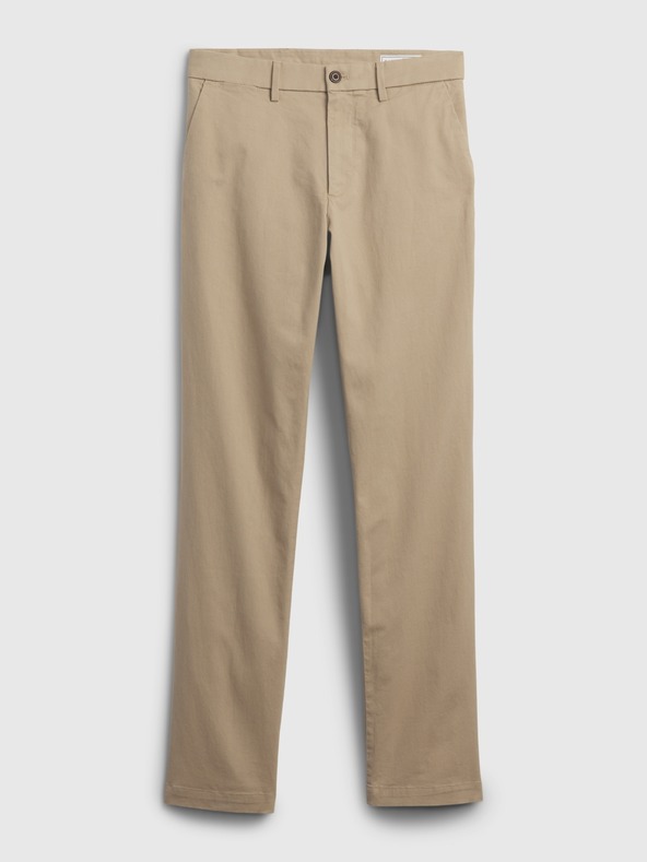 GAP Nohavice modern khaki in straight fit GapFlex GAP