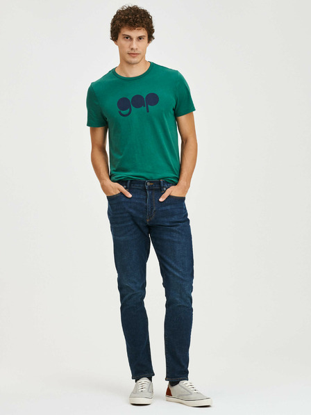 GAP Džínsy straight taper menlo medium GAP