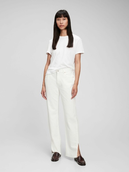 GAP Džínsy loose Mid Rise '90s Split-Hem GAP