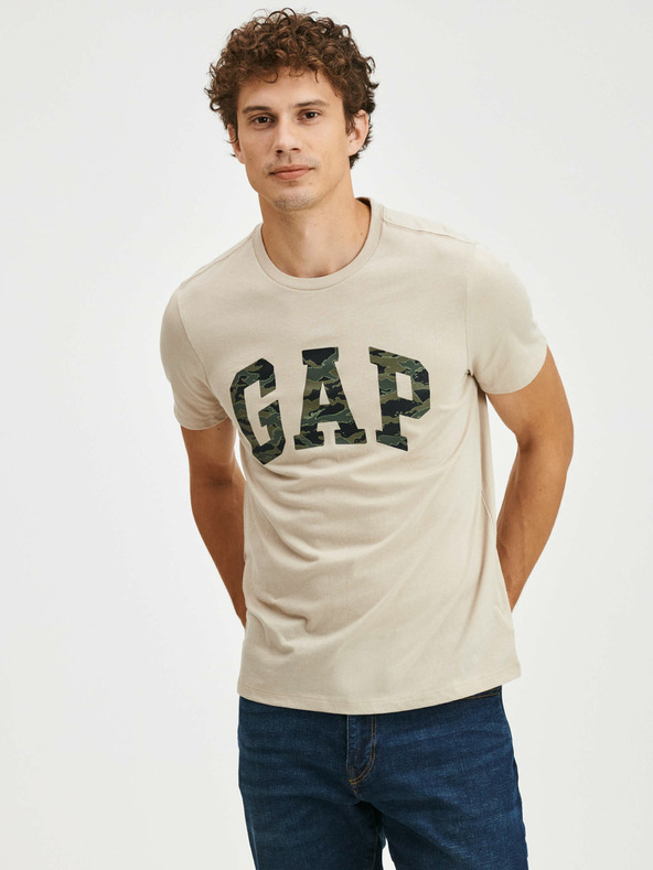GAP Tričko GAP logo v-ss camo arch