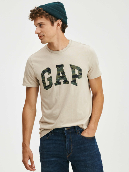 GAP Tričko GAP logo v-ss camo arch